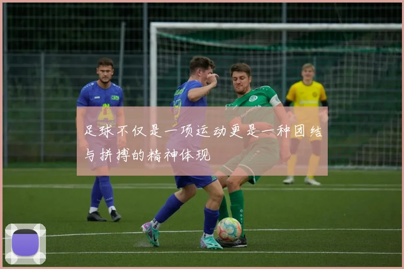 足球不仅是一项运动更是一种团结与拼搏的精神体现